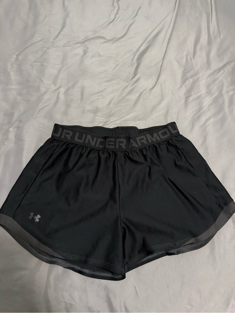 Under Armour Women’s Black Athletic Training Shorts with Branded Waistband